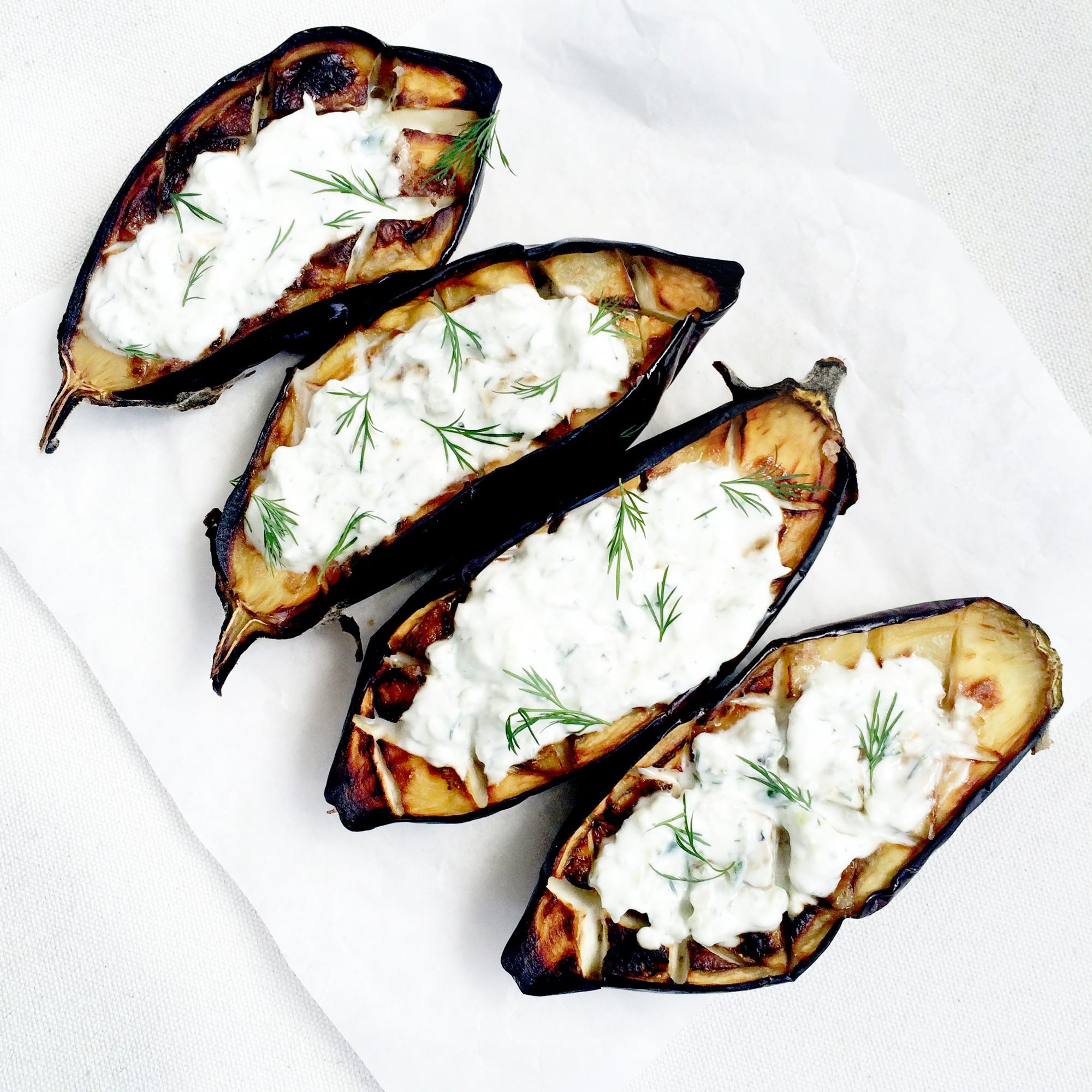 Roasted Eggplant & COYO Tzatziki