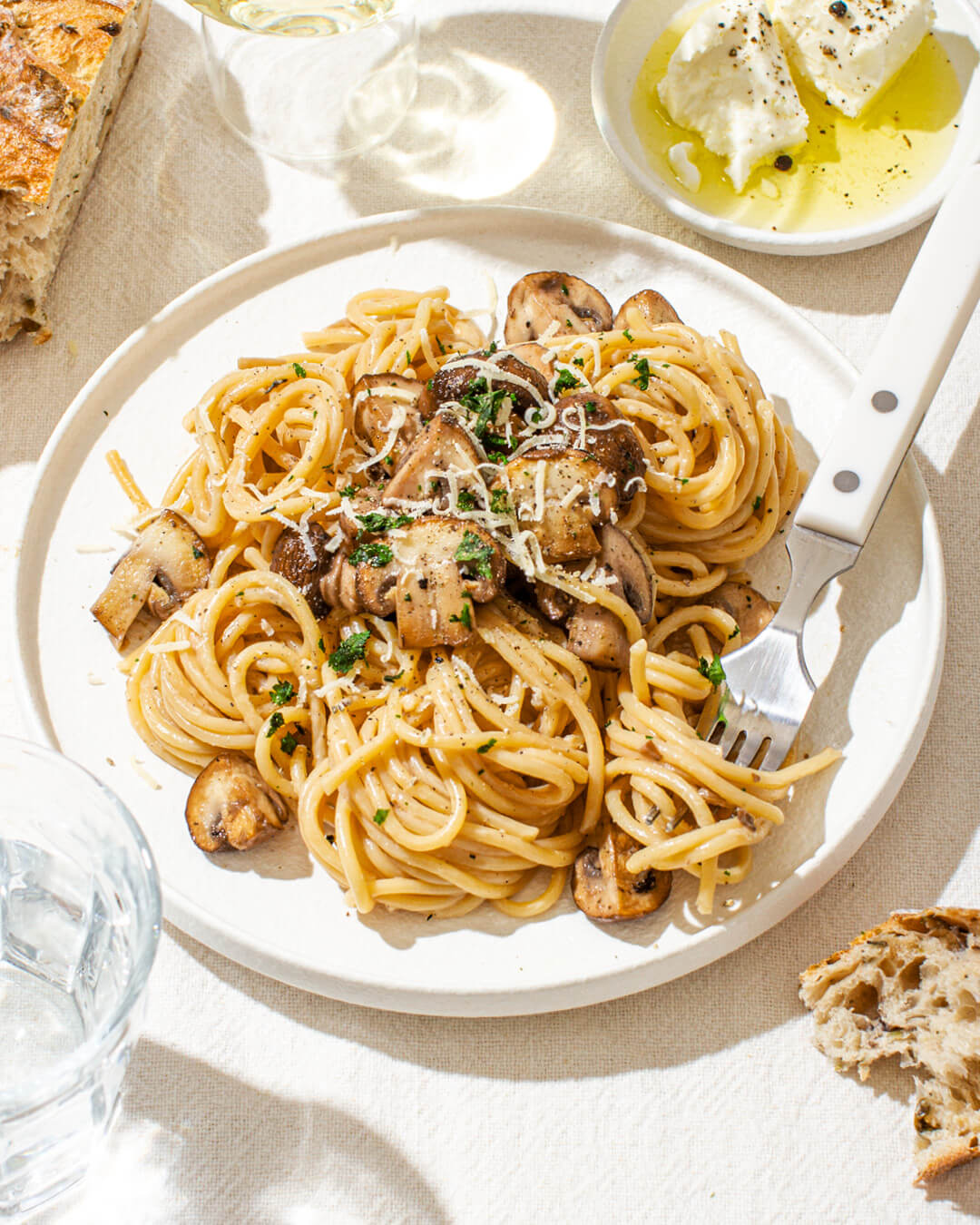 Vegan Medicinal Mushroom Pasta